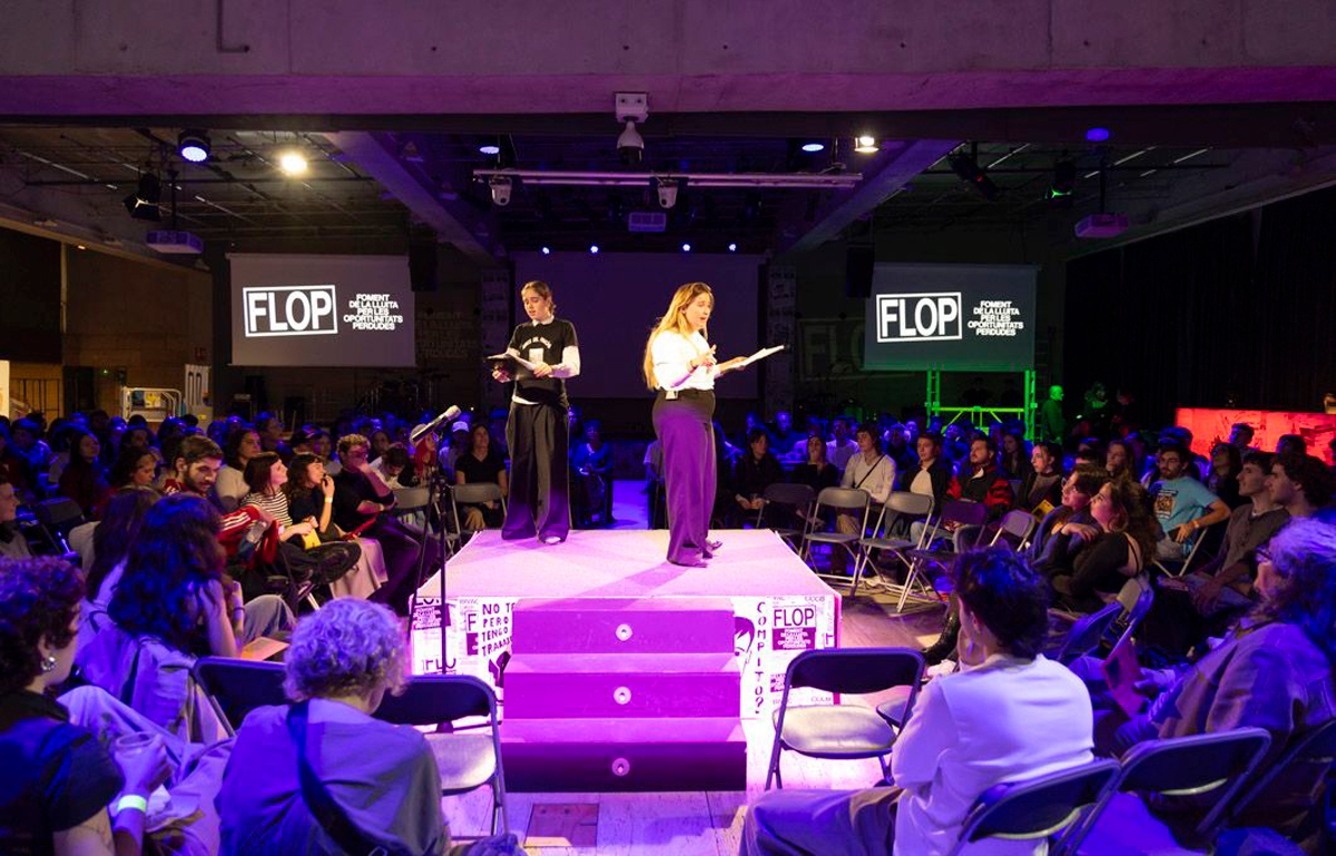Actividad de Bivac en el CCCB con público y escenario