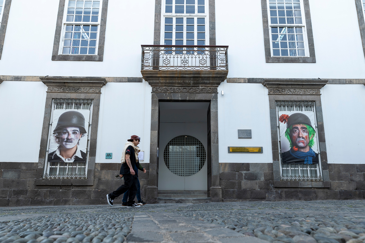 Fachada del CAAM en el barrio histórico de Vegueta en Las Palmas