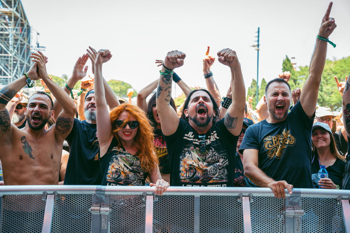 Fans en primera fila de Rock Imperium Festival