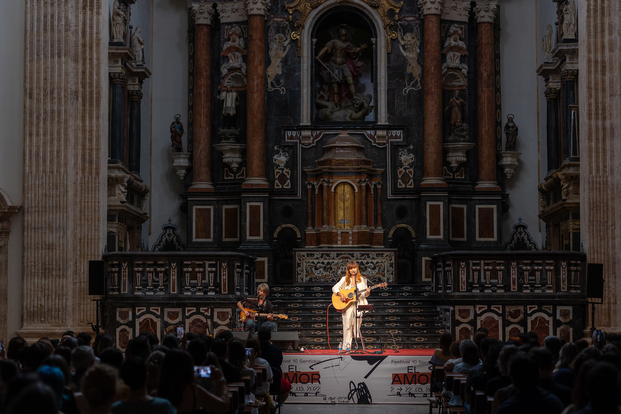 Concierto de La Bien Querida durante el Festival 10 Sentidos 2022.