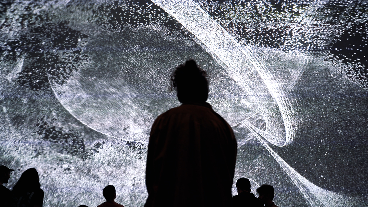 Instalación del colectivo V.P.M. en MMMAD 2022 © CENIZA