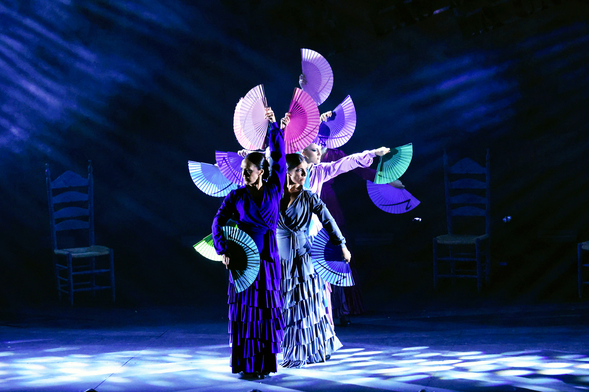 Actuación flamenca en el Festival Internacional del Cante de las Minas de La Unión