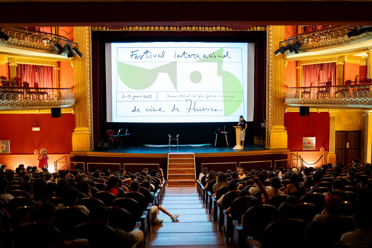 Sesión del Festival Internacional de Cine de Huesca en el Teatro Olimpia