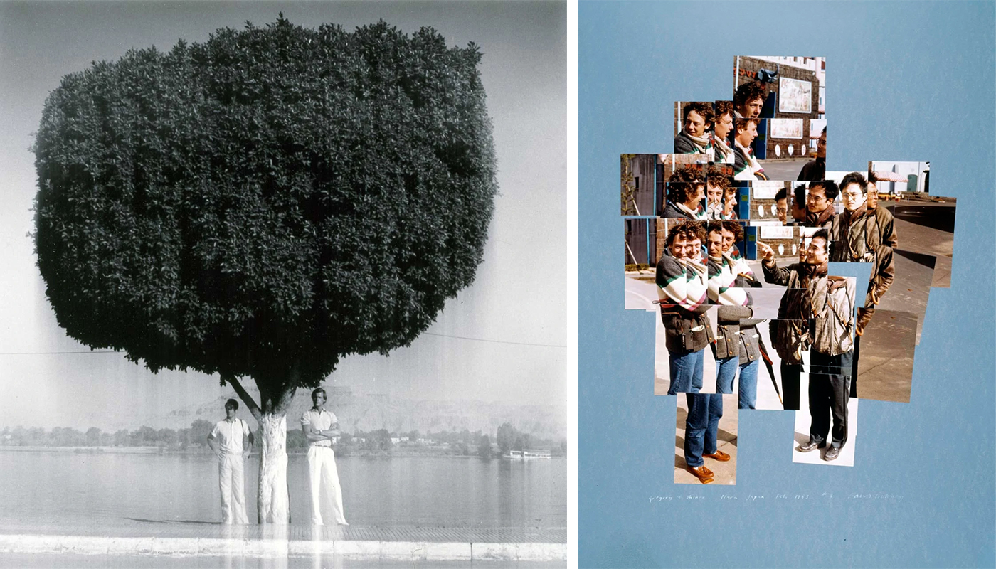 Obras de David Hockney en el Museo Reina Sofía: On the Banks of the Nile, Luxor, Egypt y Gregory and Shinro, Nara, Japan, February 1983 #3.